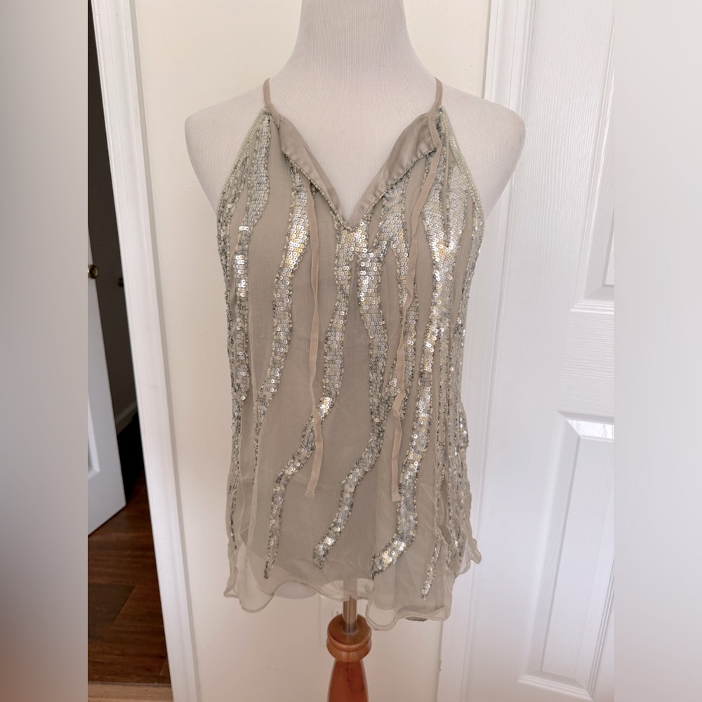 Embellished Sequin Loose Tank